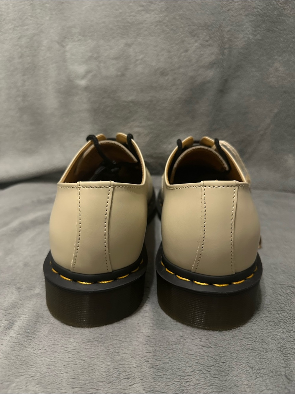 NWOB Dr. Martens Cream 1461 Smooth Leather Oxford Shoes Men’s 10 Women’s 11 - Picture 10 of 12